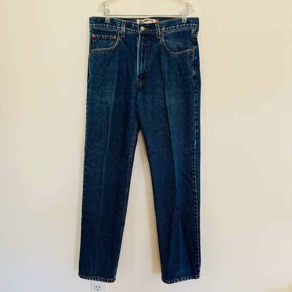 Levi's Red Tab 550 Relaxed Fit Jeans 34 X 34 Medium Wash 100% Cotton Tapered Leg